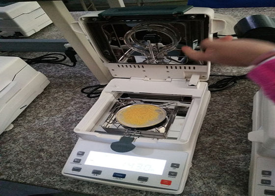 LCD Display 110g 1mg Halogen Moisture Analyzer Balance