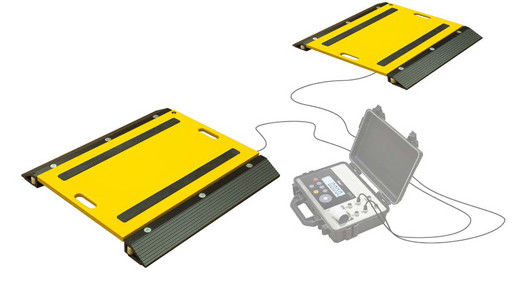 40T रेटेड लोड अल्ट्रा पतला पोर्टेबल एक्सल वजनी तराजू